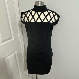 Elegant Black Mini Dress